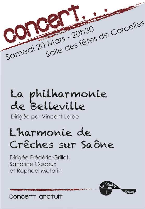 Affiche concert Corcelles 2010