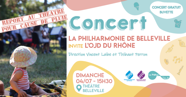 Concert reporté au théâtre