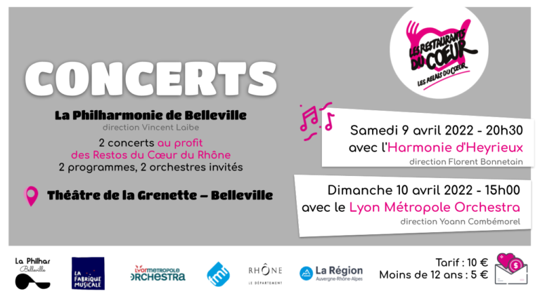 Concerts au profit des restos du coeur